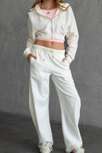 Cove White Sweatpants