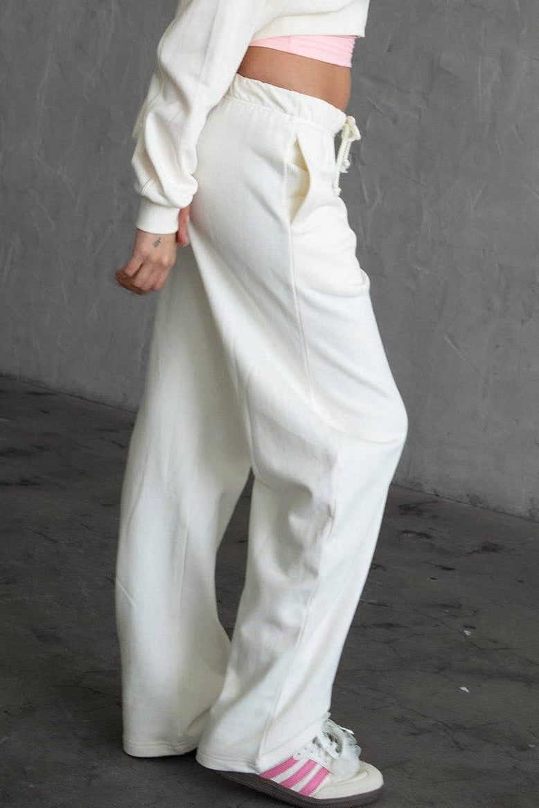 Cove White Sweatpants